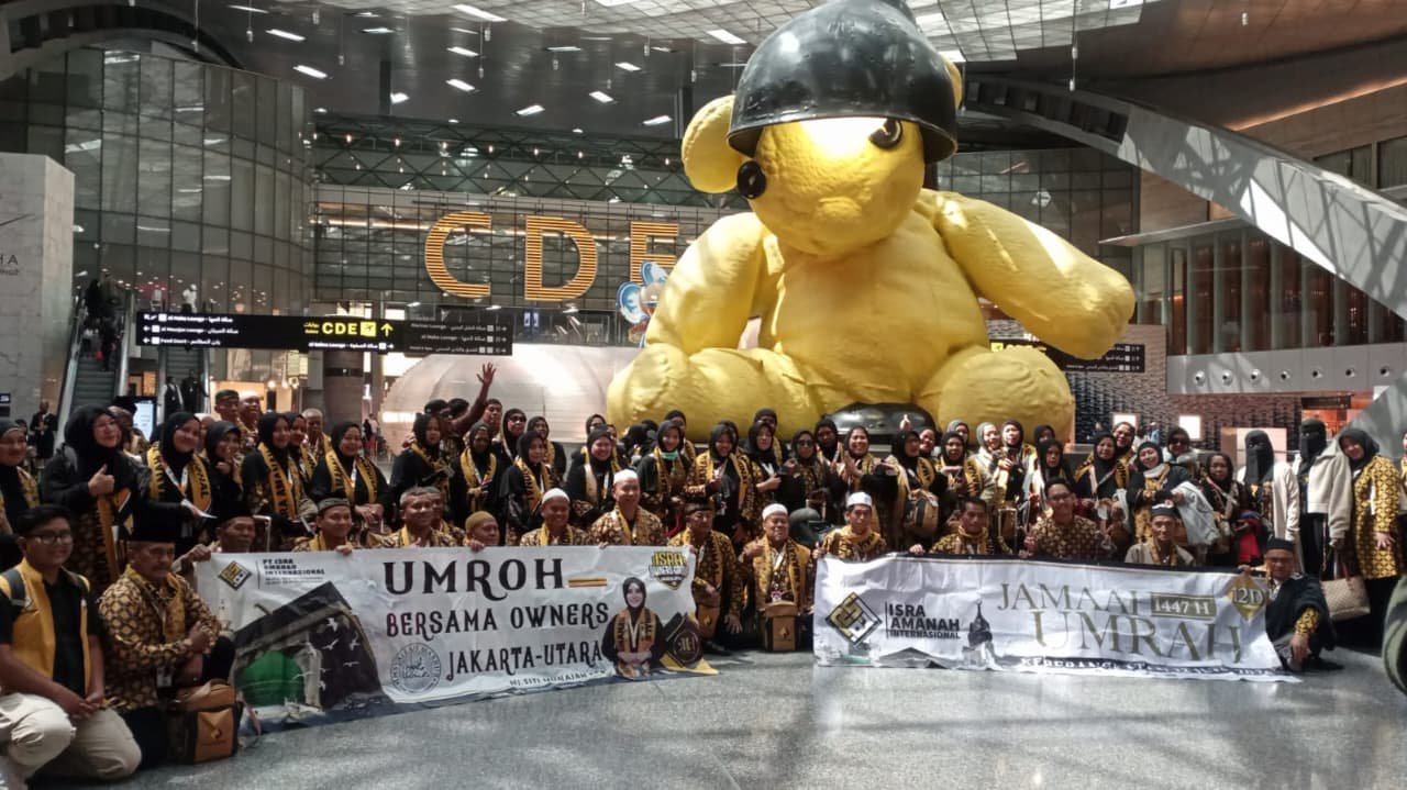Jamaah di ttik kumpul @Doha