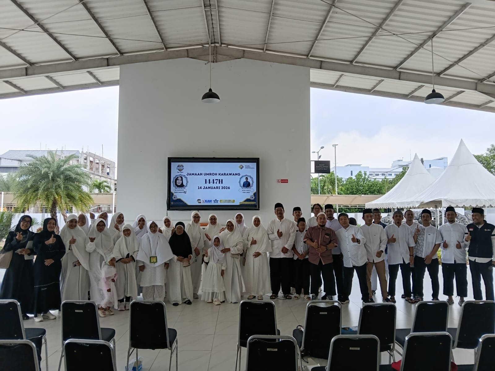 Latihan manasik grup karawang keberangkatan tgl 14 Januari 26