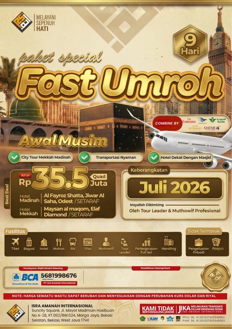 FAST UMROH AWAL MUSIM 2026 ✨