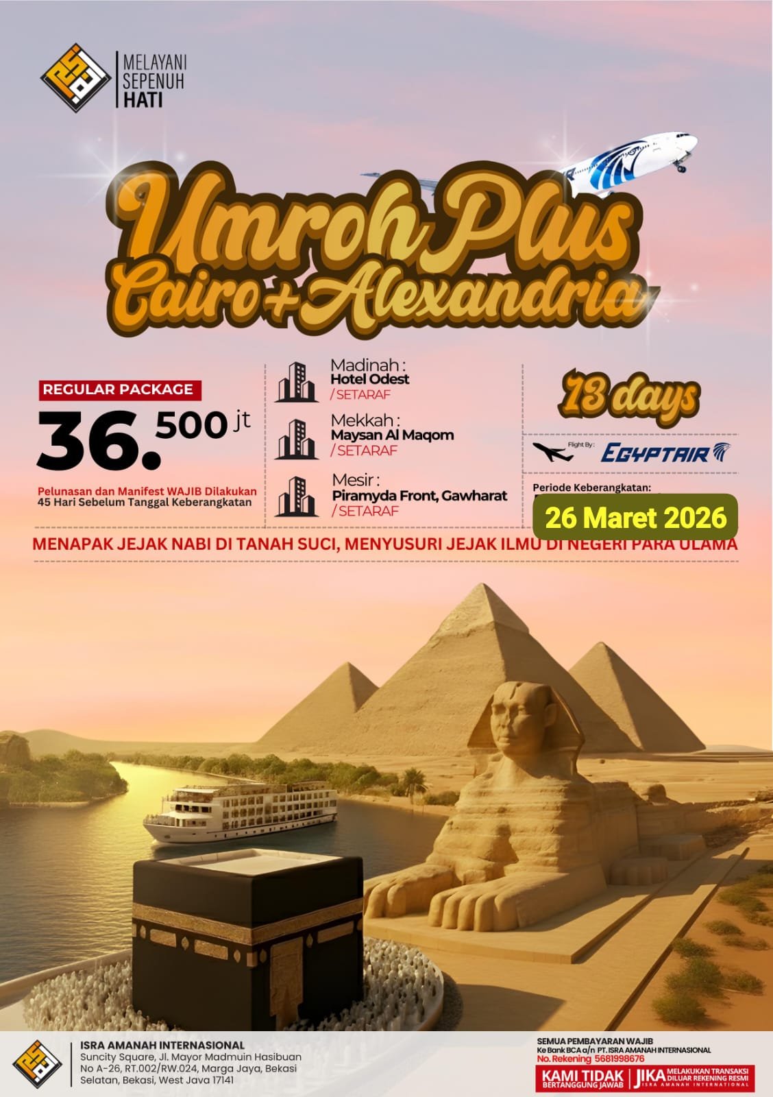 UMROH PLUS KAIRO ALEXANDRIA